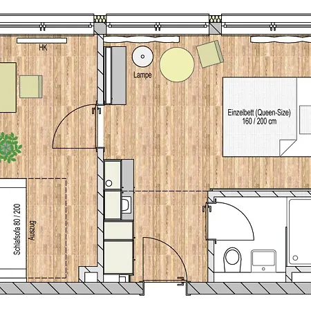 Отель Boardinghouse Rundum *