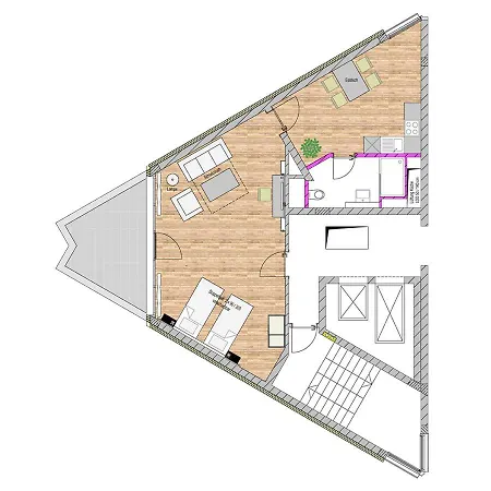 Boardinghouse Rundum Отель